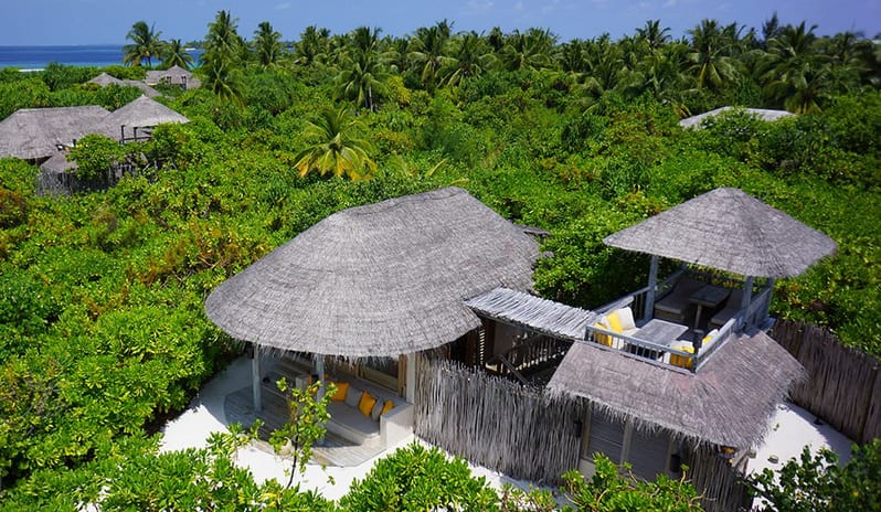 Six Senses Laamu-Ocean Beach Villa aerial_4863